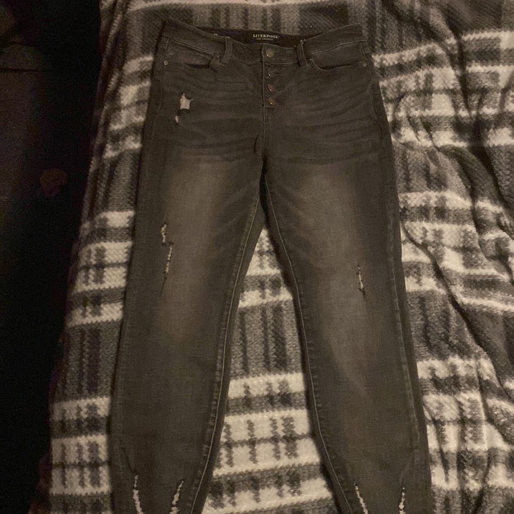 black liverpool jeans